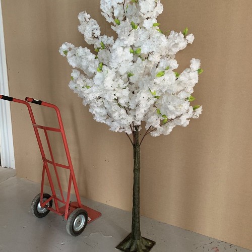180cm White Artificial Blossom Tree